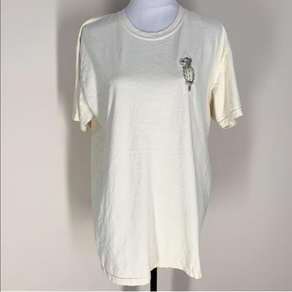 NWOT Handmade Embroidered Cactus Popsicle Tee Shirt Comfort Colors - Picture 1 of 4